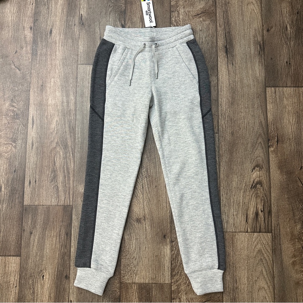 Smartwool Recycled Terry Merino Wool Blend Sweatpant Women’s XXS Charcoal Gray